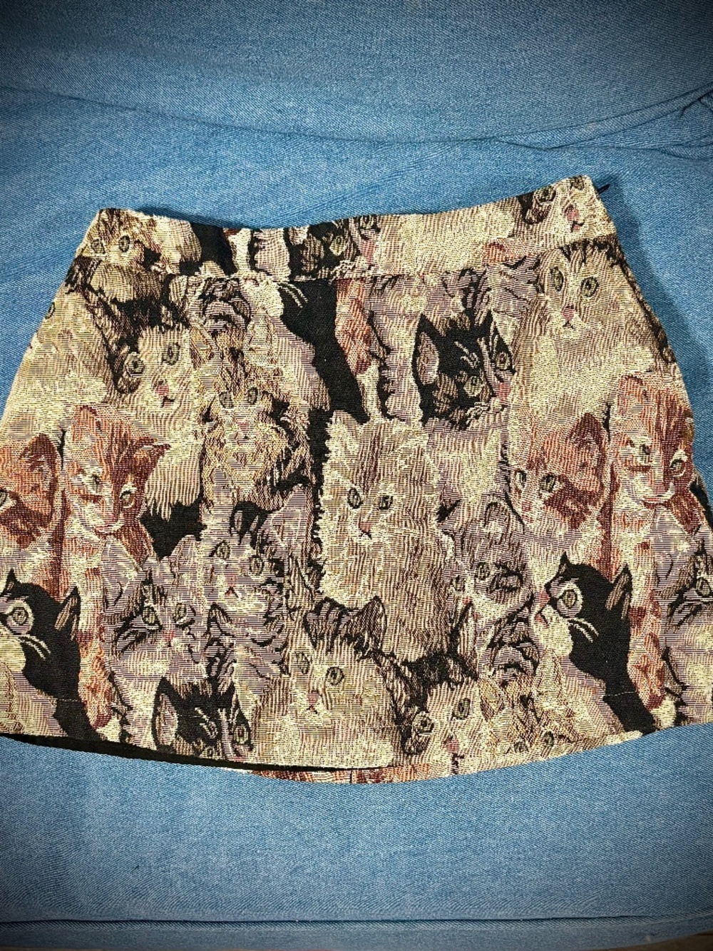 Sugar Thrillz Cat Print Skirt